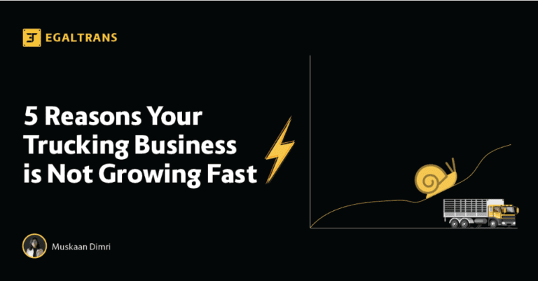 Read more about the article 5 Reasons Your Trucking Business is Not Growing Fast