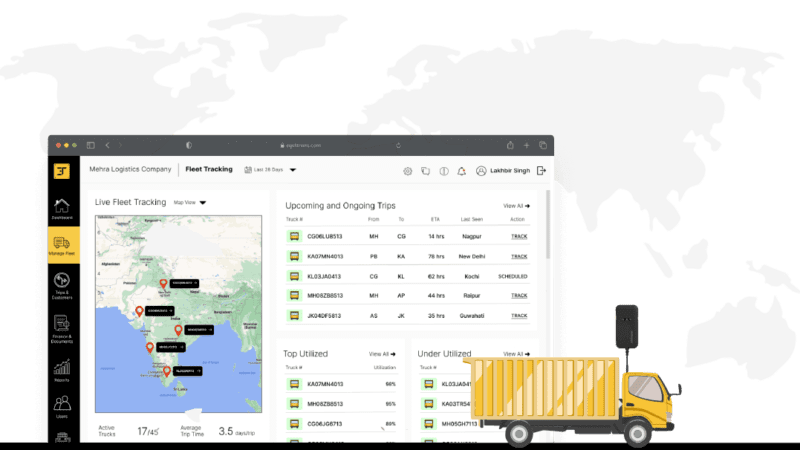 Track Your Fleet 24x7 with Egaltrans Fleet Tracking System