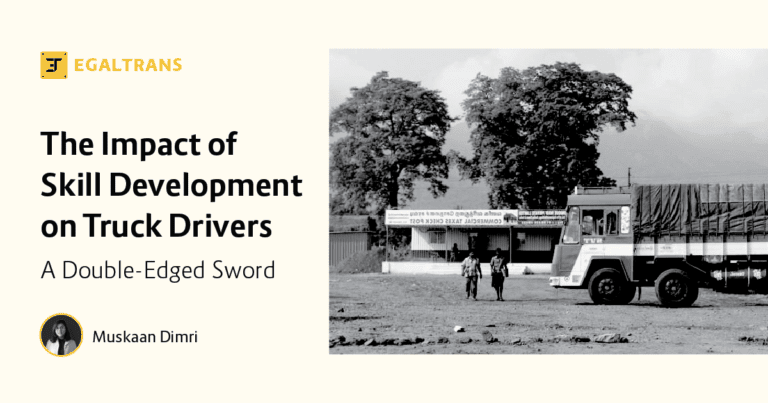 Read more about the article The Impact of Skill Development on Truck Drivers: A Double-Edged Sword