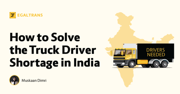 Read more about the article How to Solve the Truck Driver Shortage in India